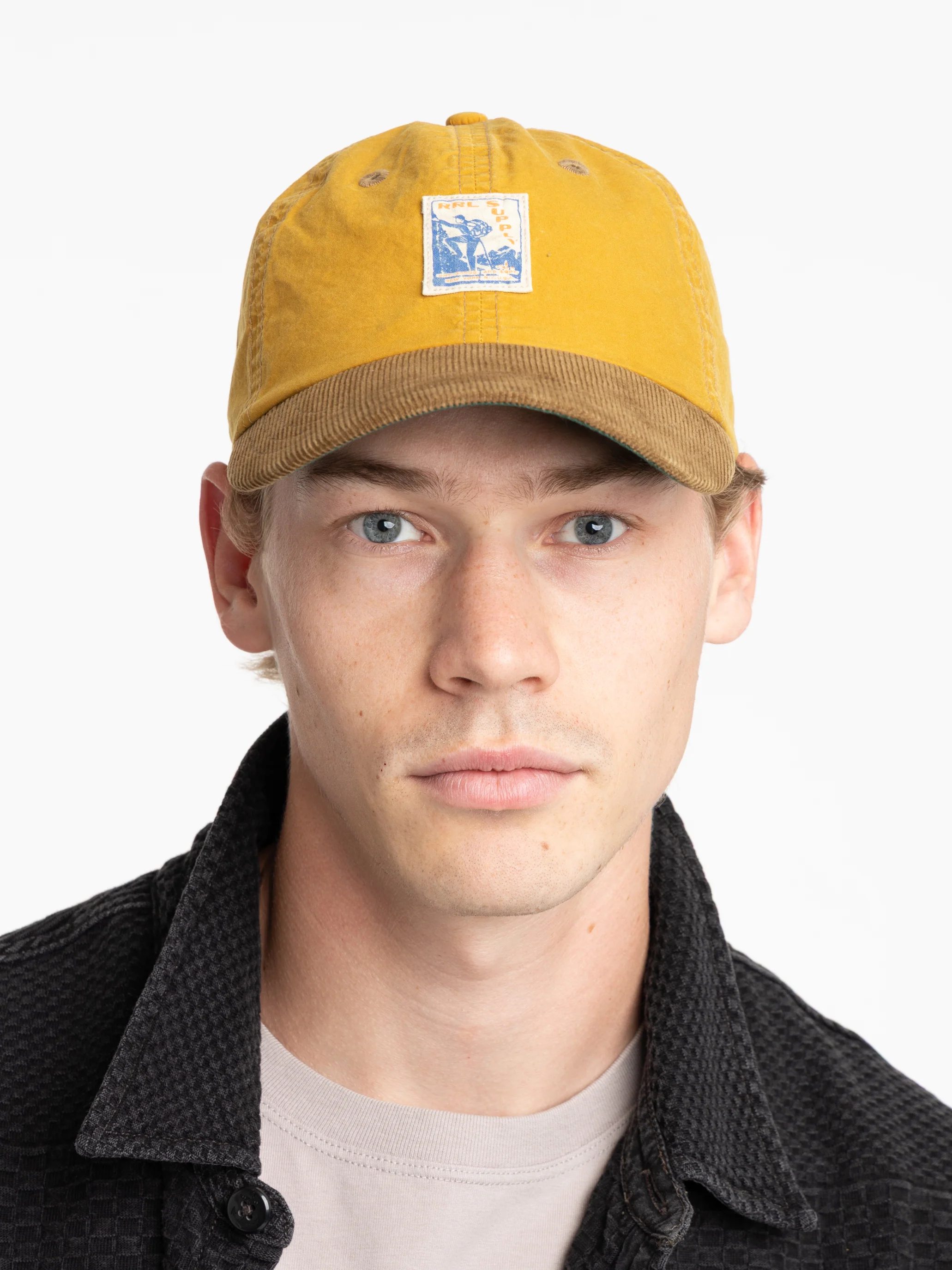 Corduroy-Bill Yellow Ball Cap