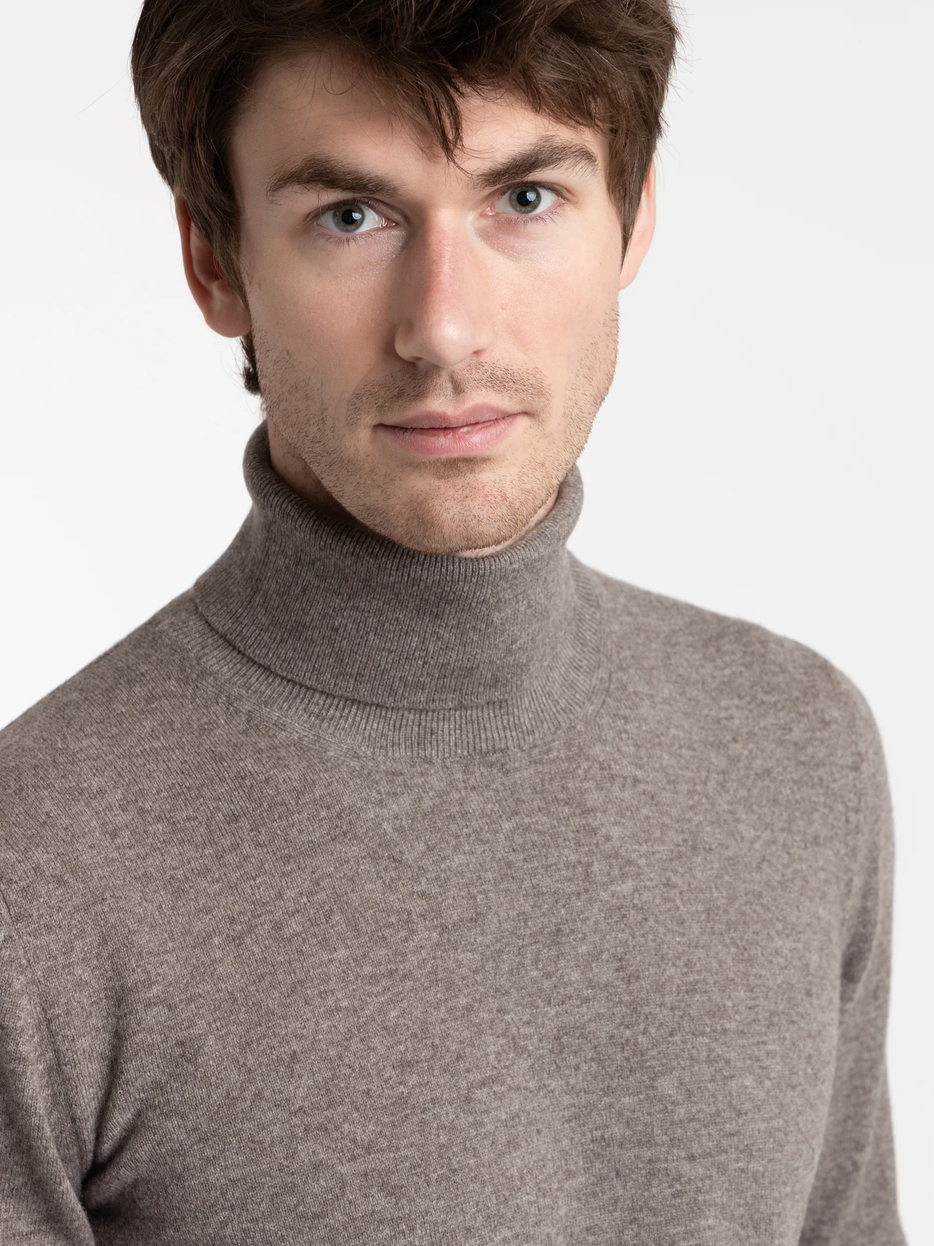 Sand Wool Roll Neck - Image 5