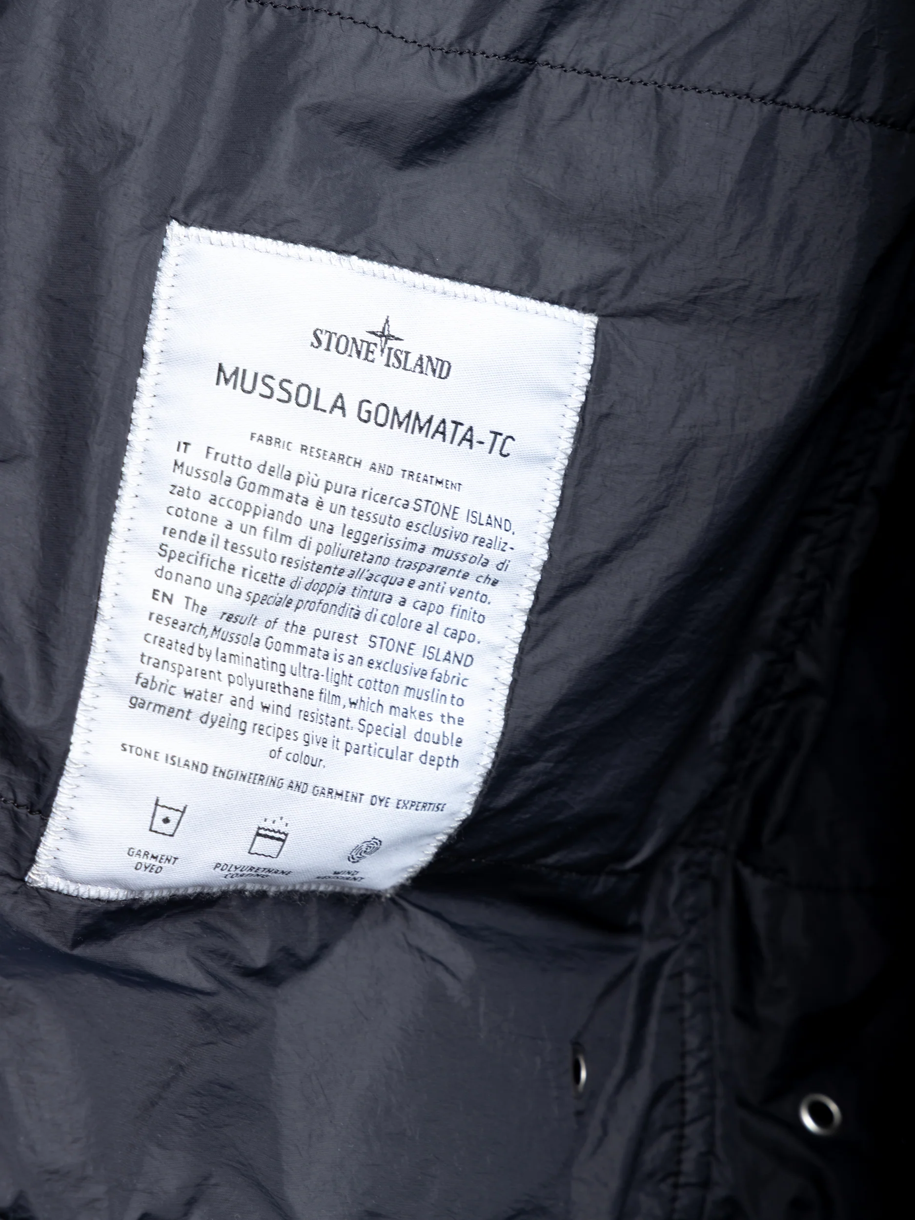 Mussola Gommata Black Jacket - Image 8