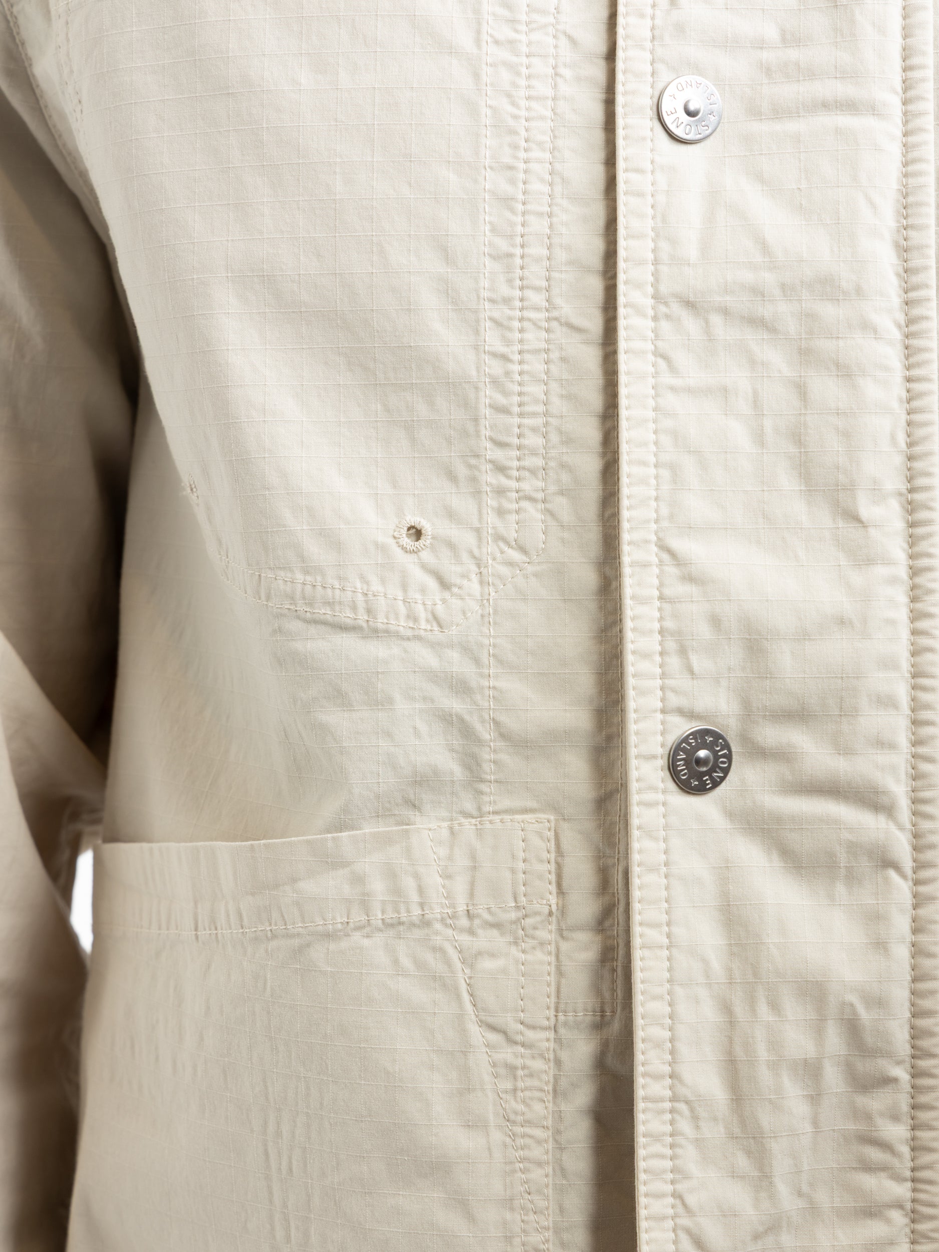 Beige Cotton Overshirt - Image 6