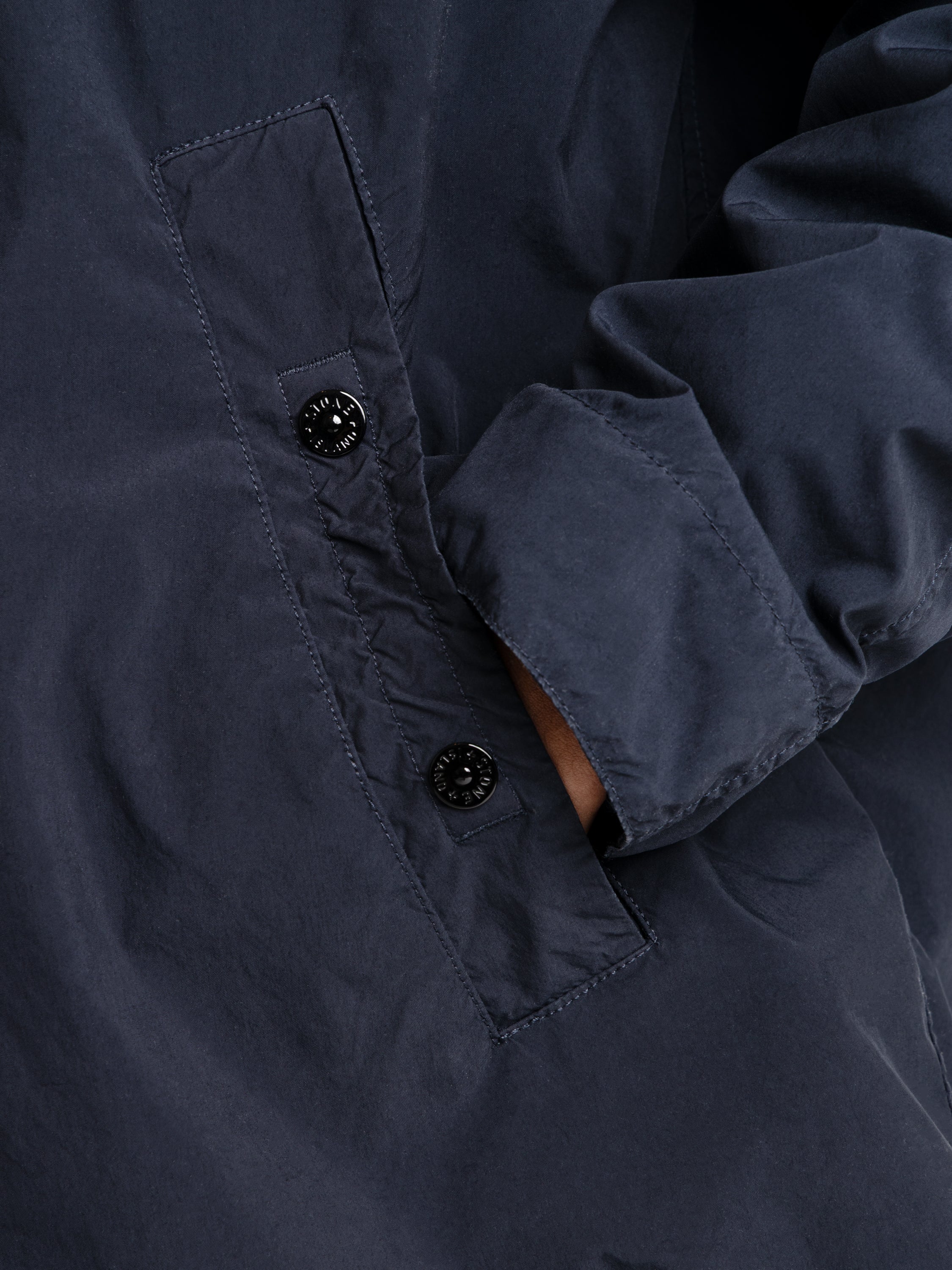 Navy Blue Light Compact Touch Poly-TC Coach Jacket with Anti-drop - Image 9
