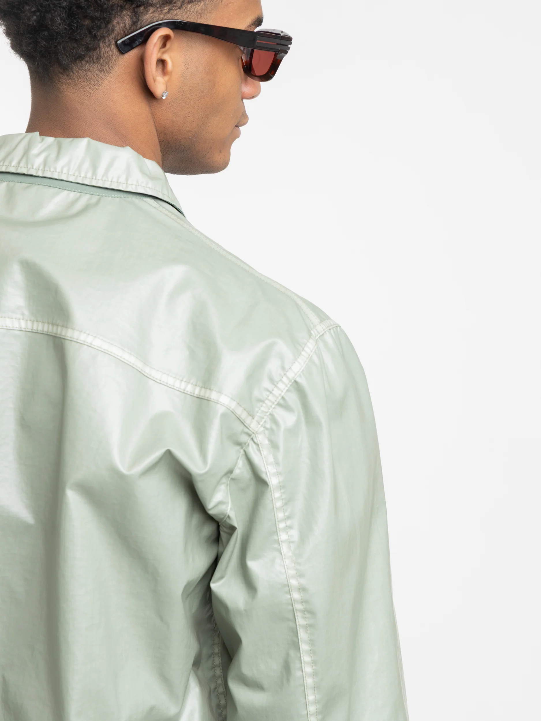Mussola Gommata-TC Sage Shirt Jacket - Image 5
