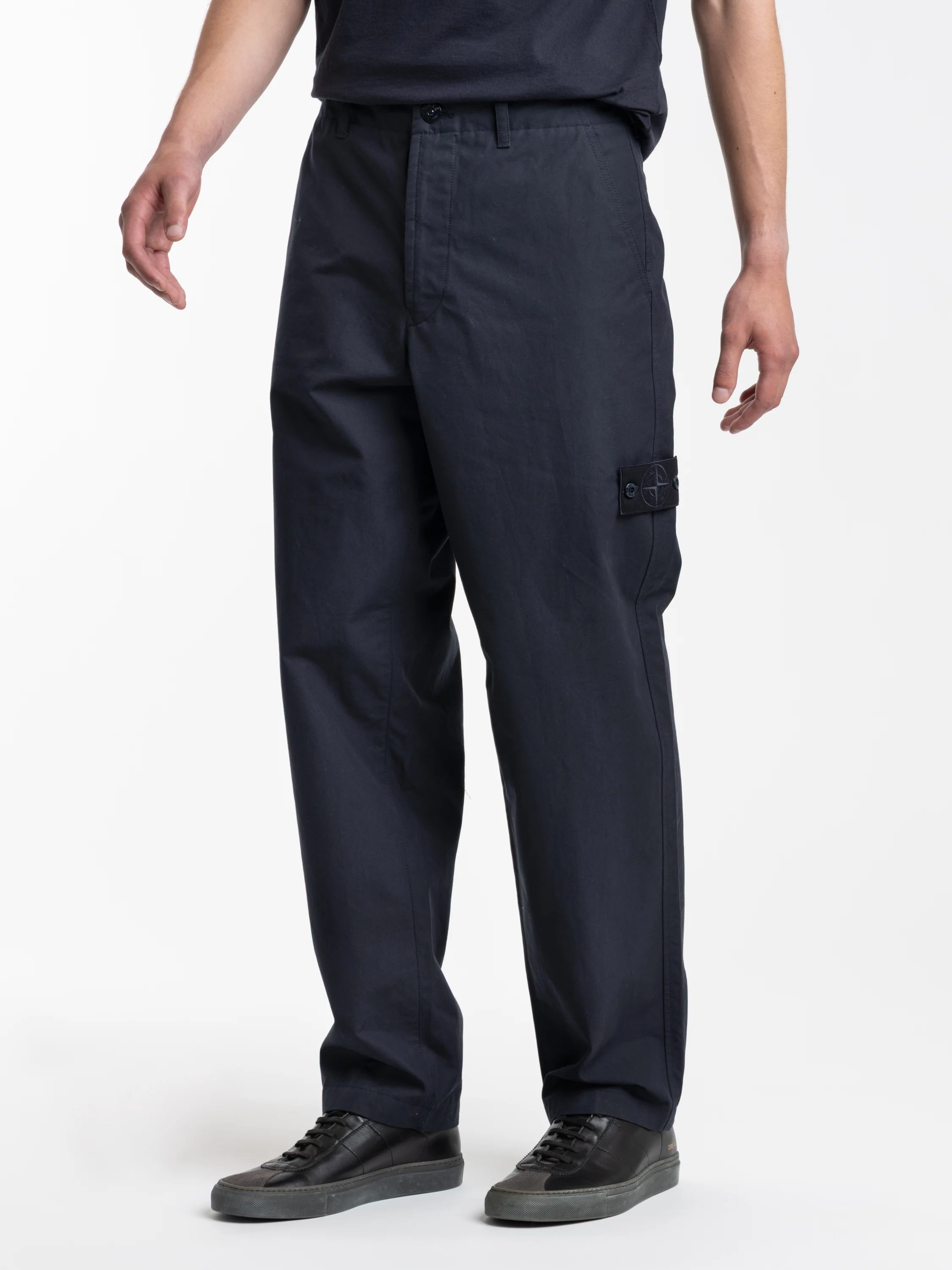 Navy Waterproof Cotton Canvas Ghost Pant