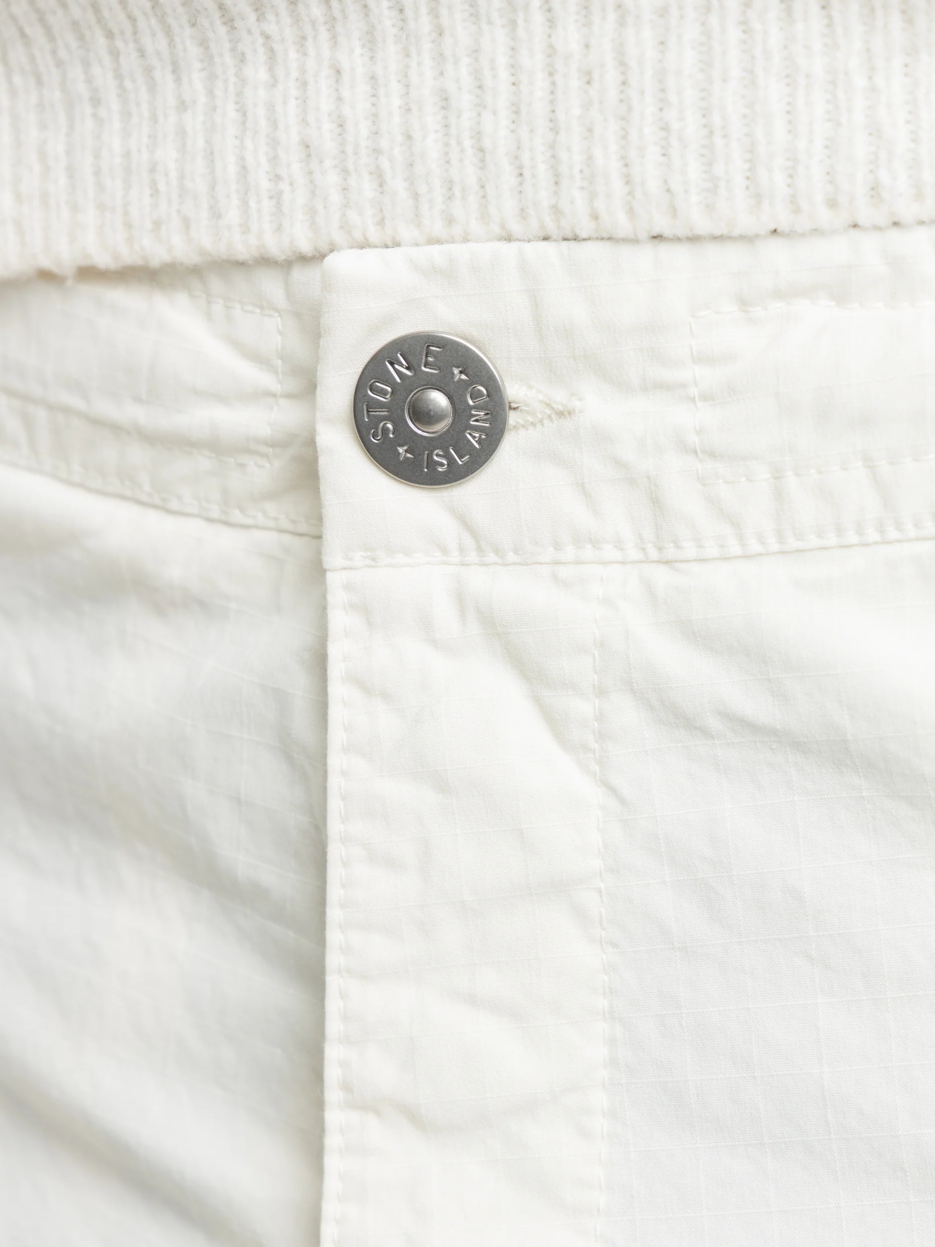 Ivory Ripstop Cotton Cargo Bermuda Short - Image 7