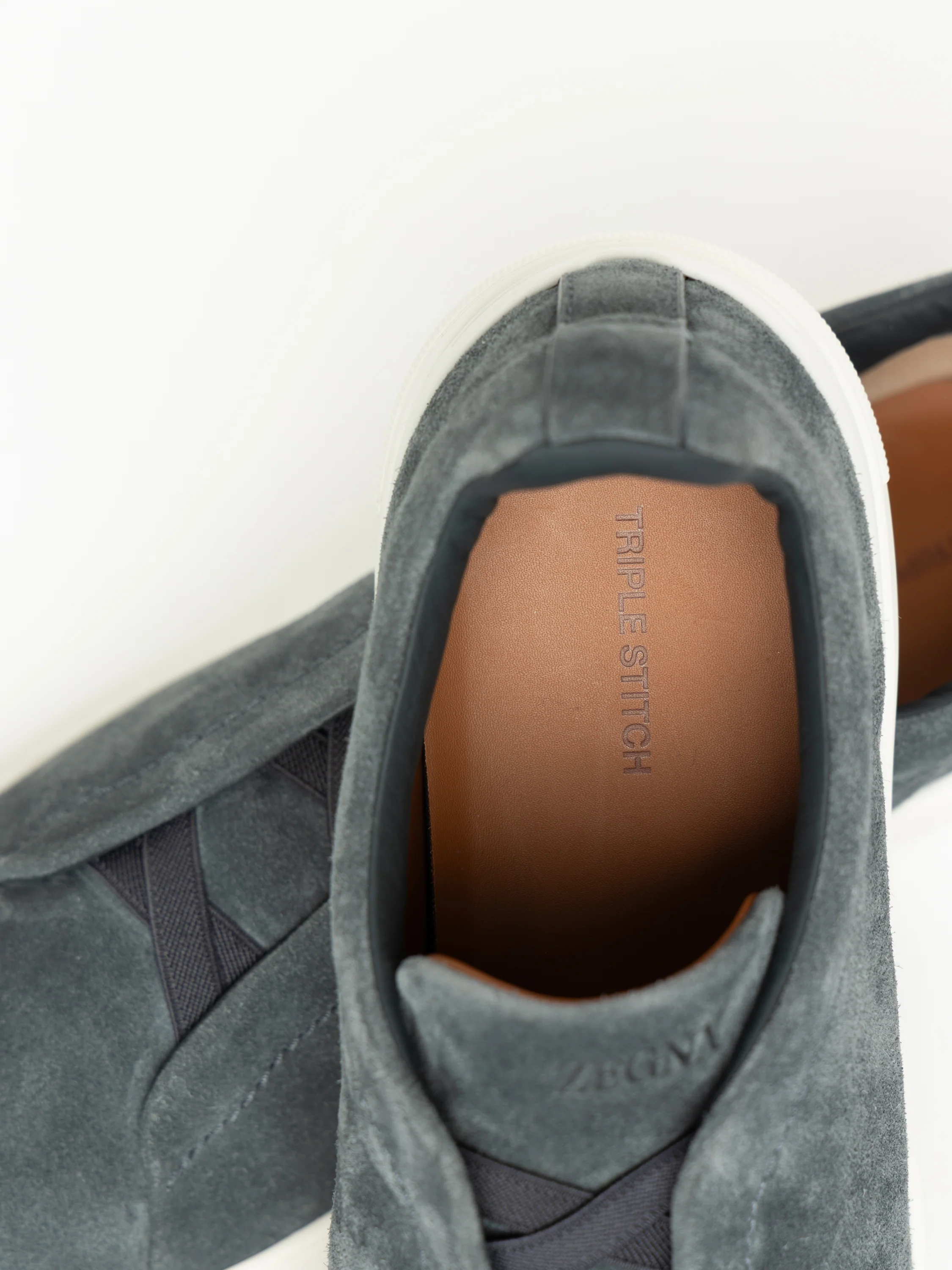 Teal Suede Triple Stitch™ Sneakers - Image 3