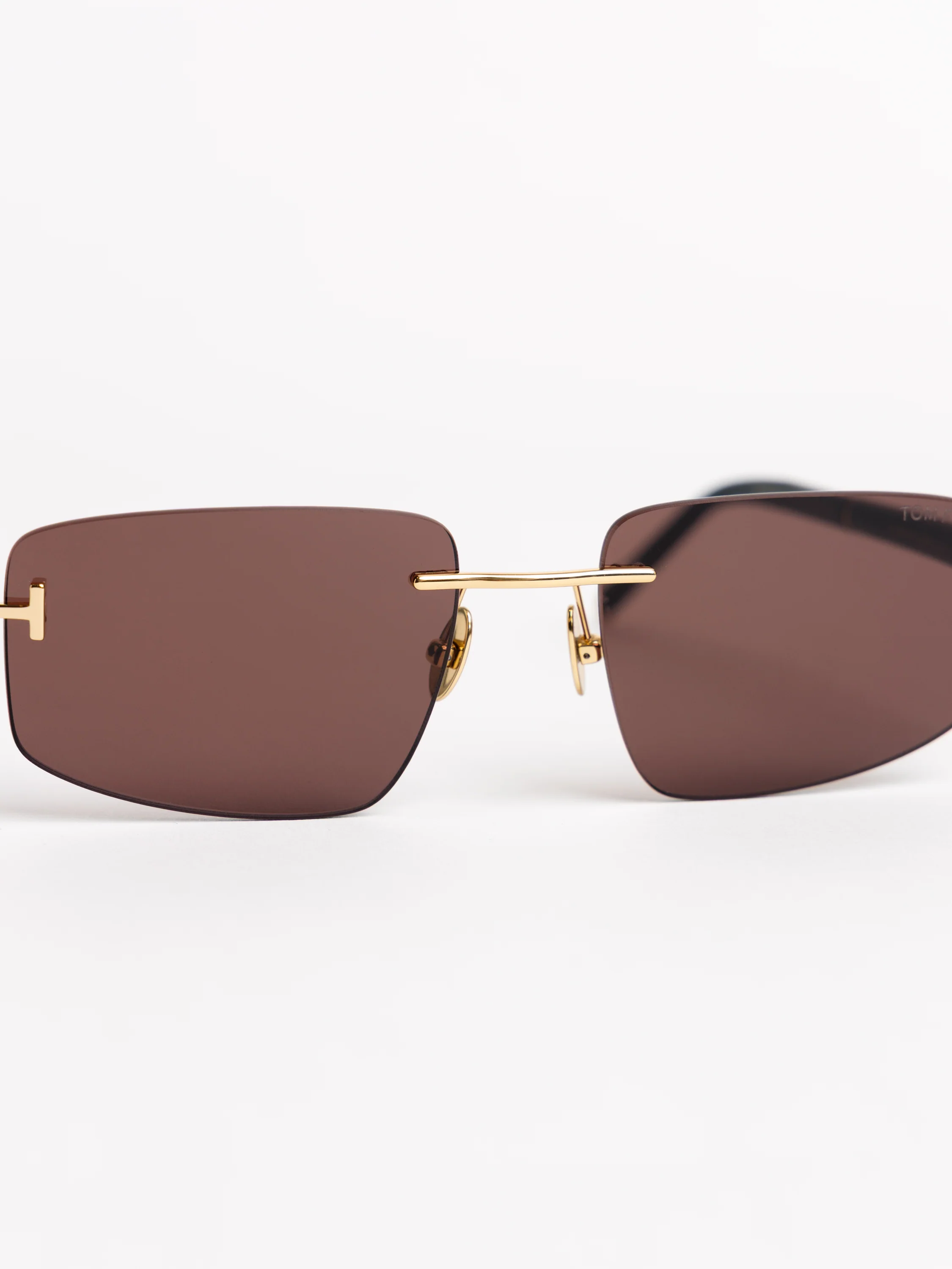 Square Titanium and Horn Sunglasses - Image 3