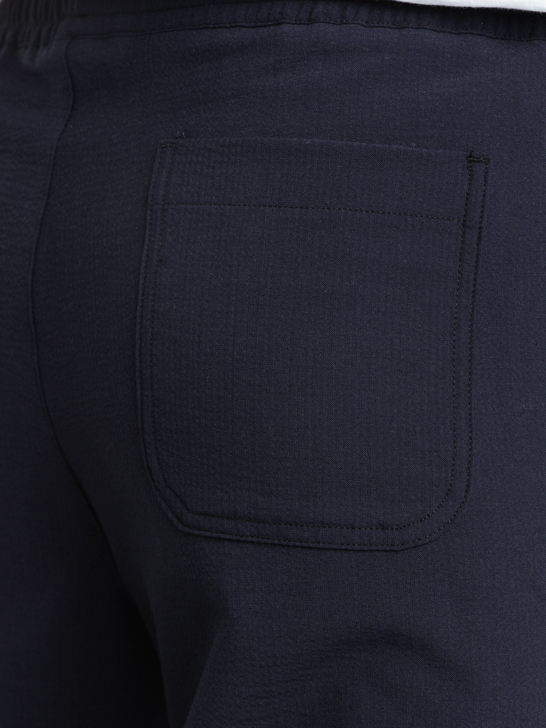 Navy Seersucker Trouser - Image 5