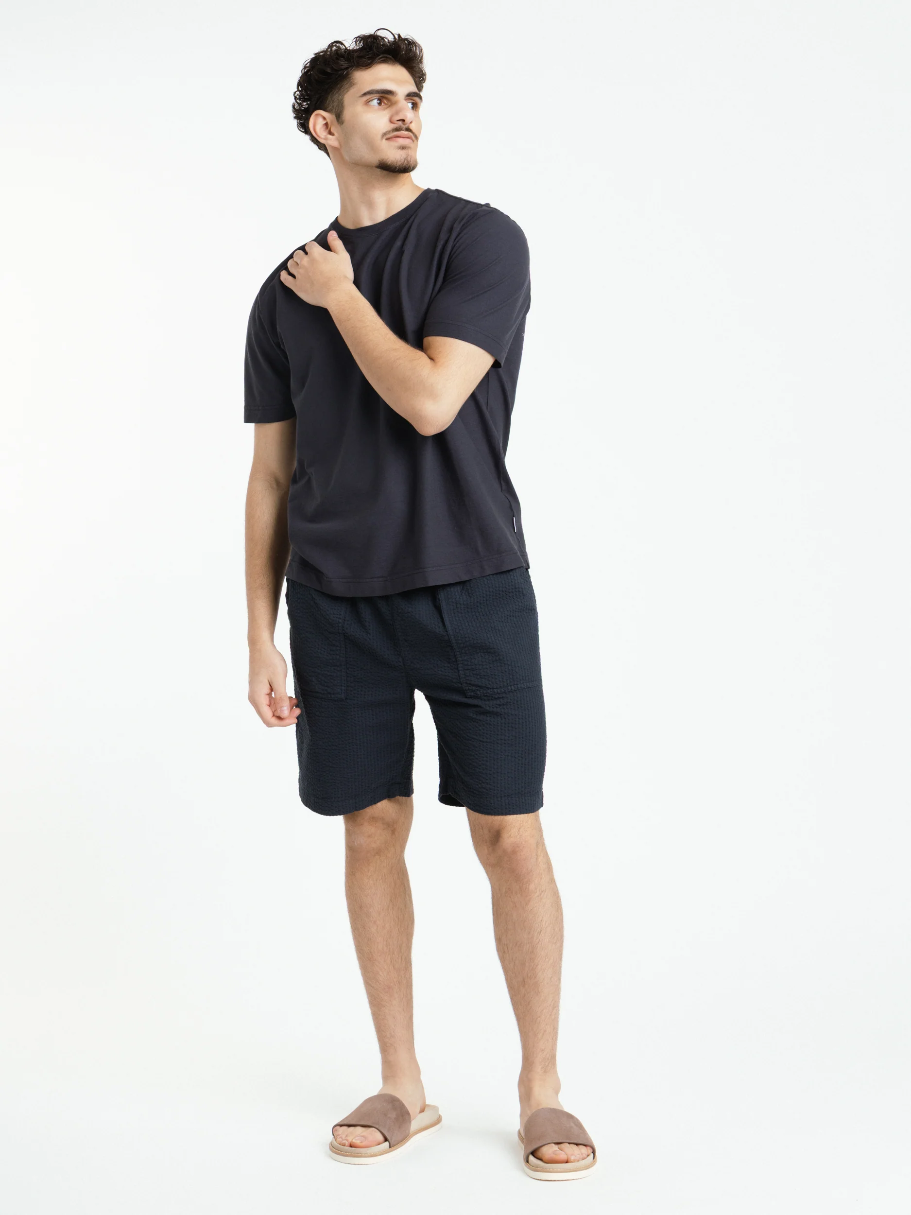 Navy Organic Cotton T-shirt - Image 2