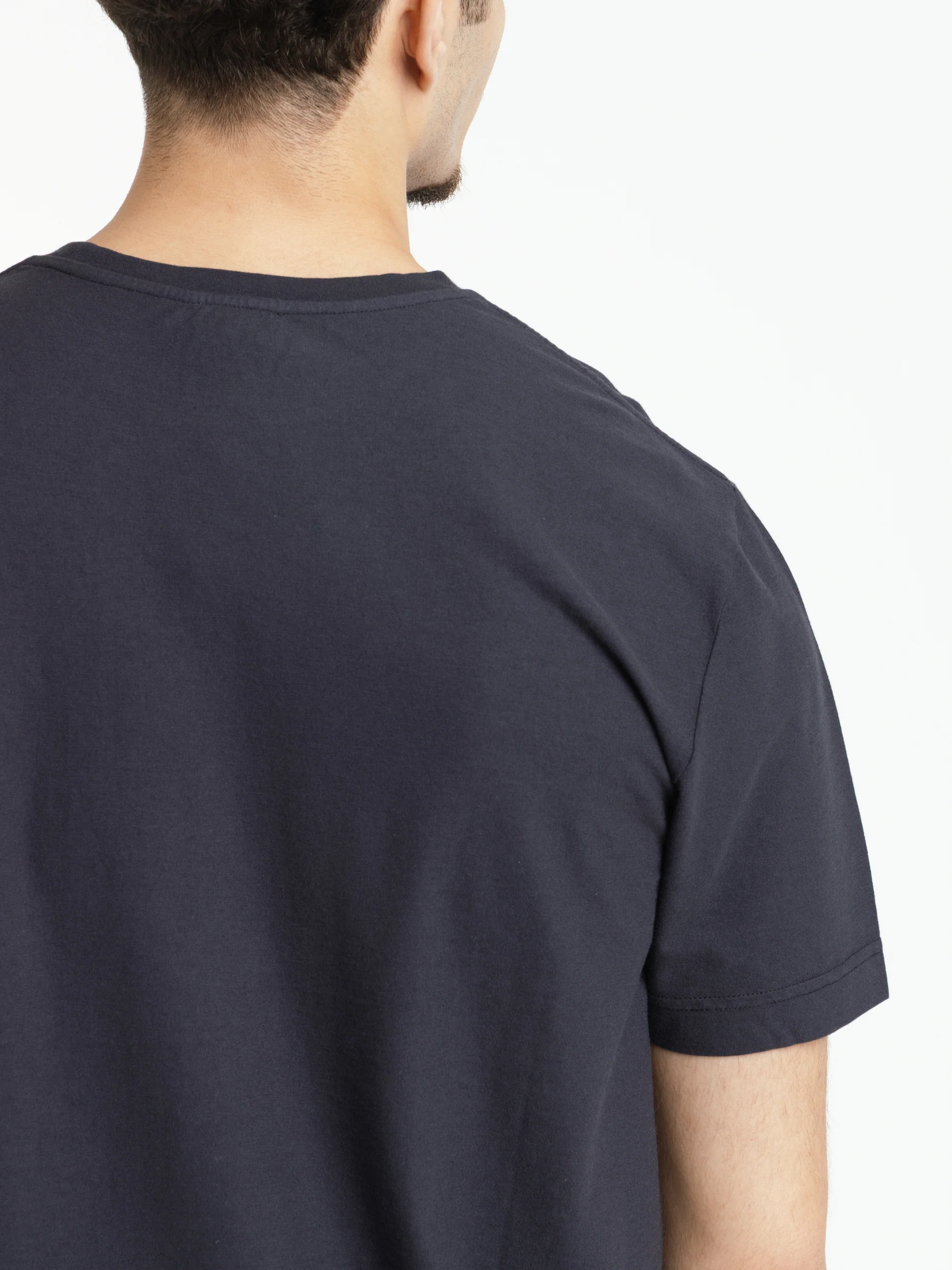 Navy Organic Cotton T-shirt - Image 5