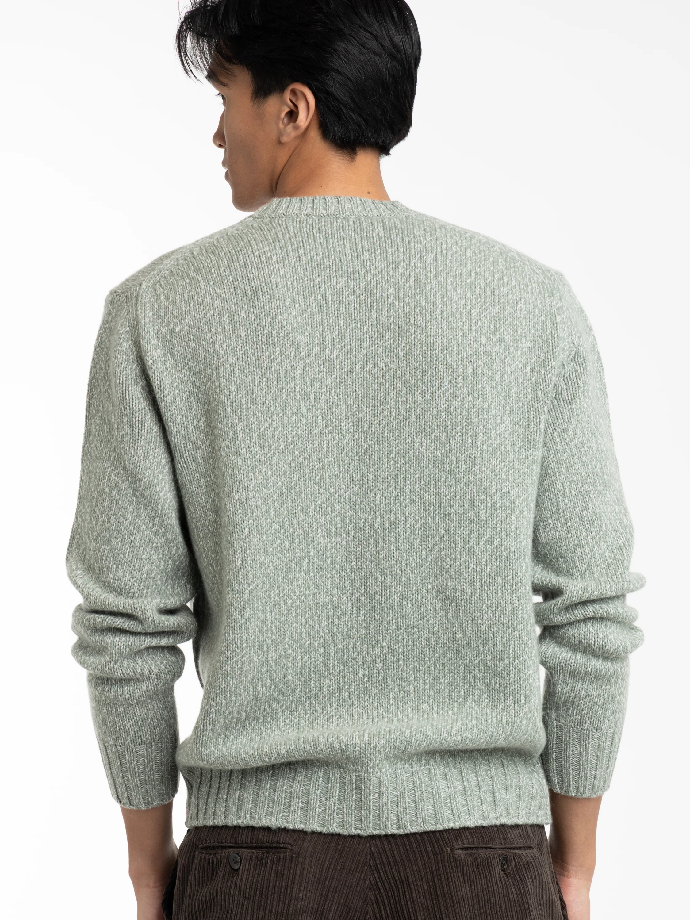 Mistletoe Green Crew Neck Sweater - Image 4
