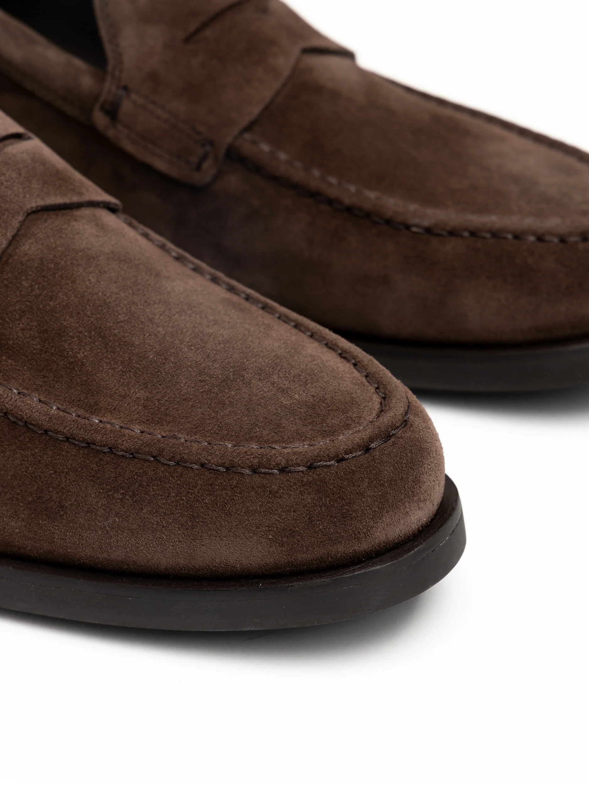 Dark Brown Suede Loafer - Image 7