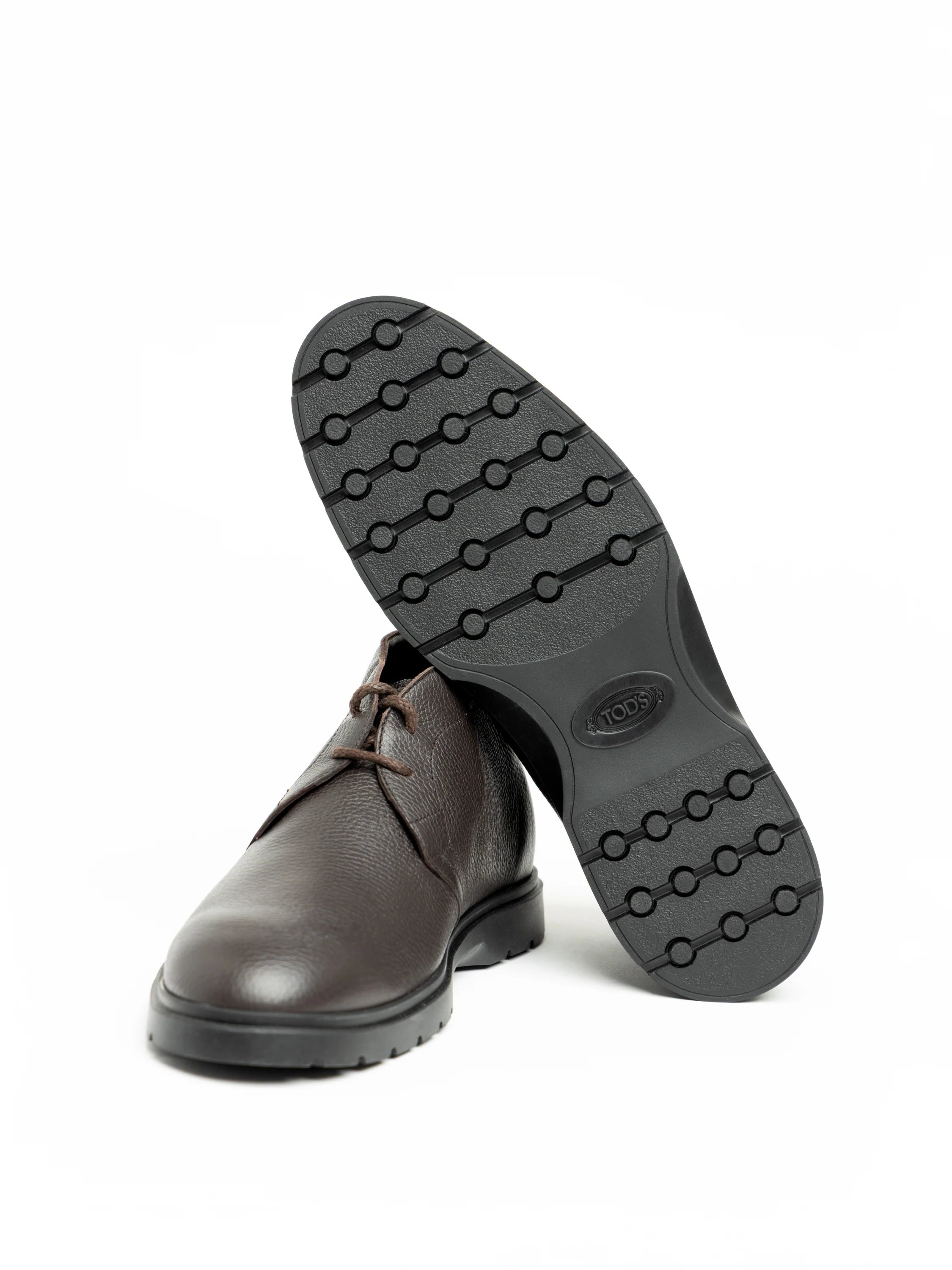 Dark Brown Leather Desert Boots - Image 2