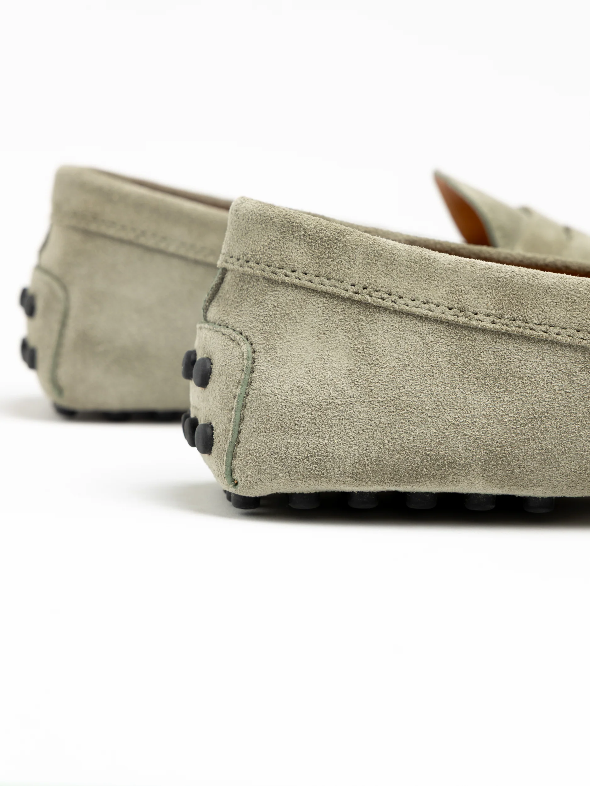 Green Suede Gommino Driving Shoe - Image 6