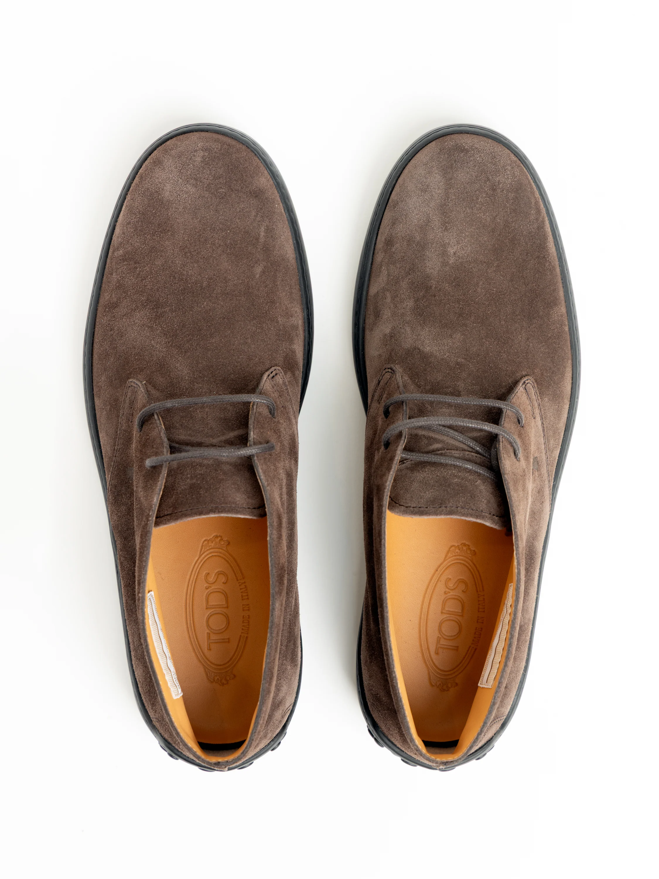 Dark Brown Desert Boots in Suede - Image 8