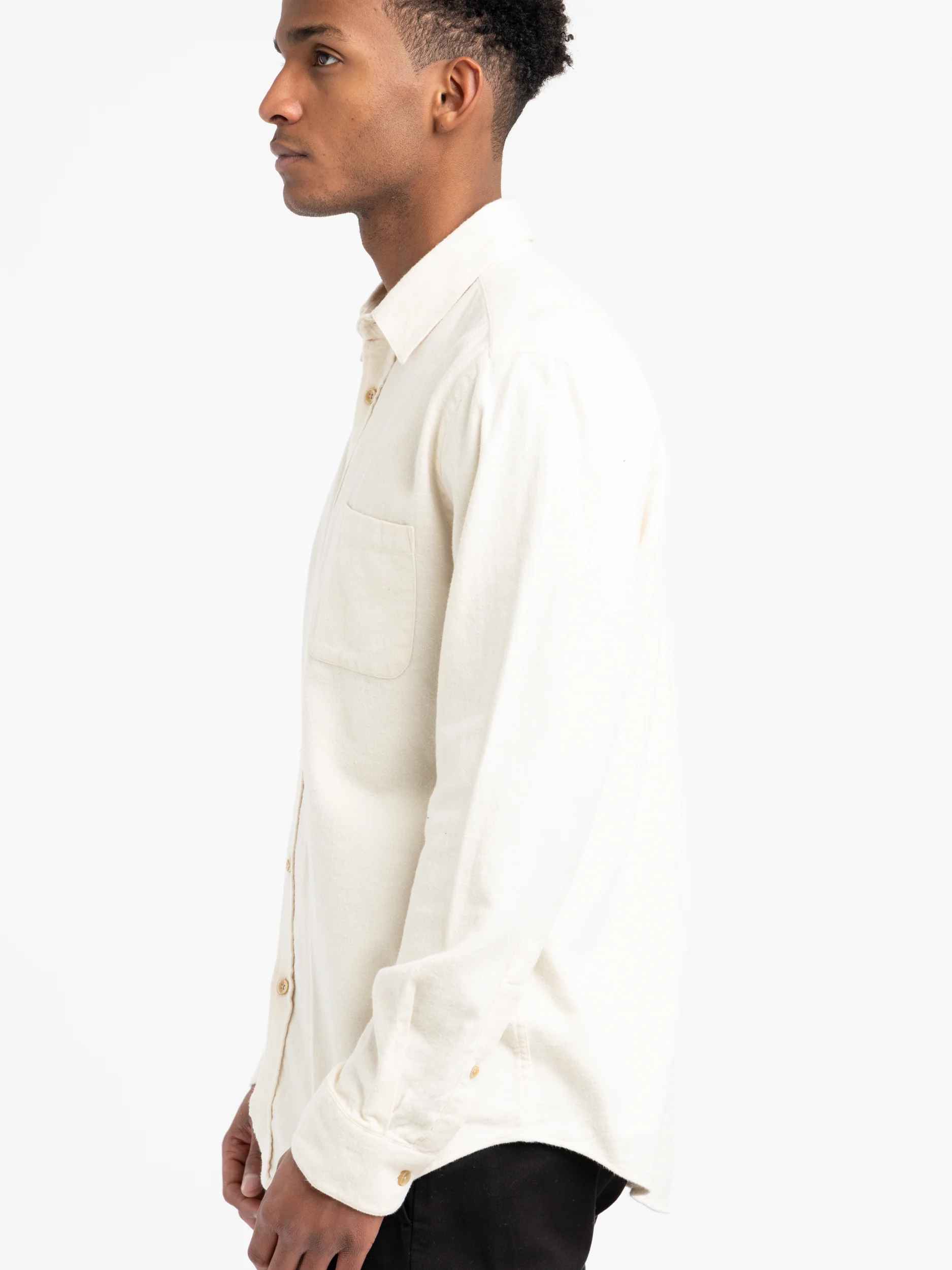 White Ecru Teca Shirt - Image 3