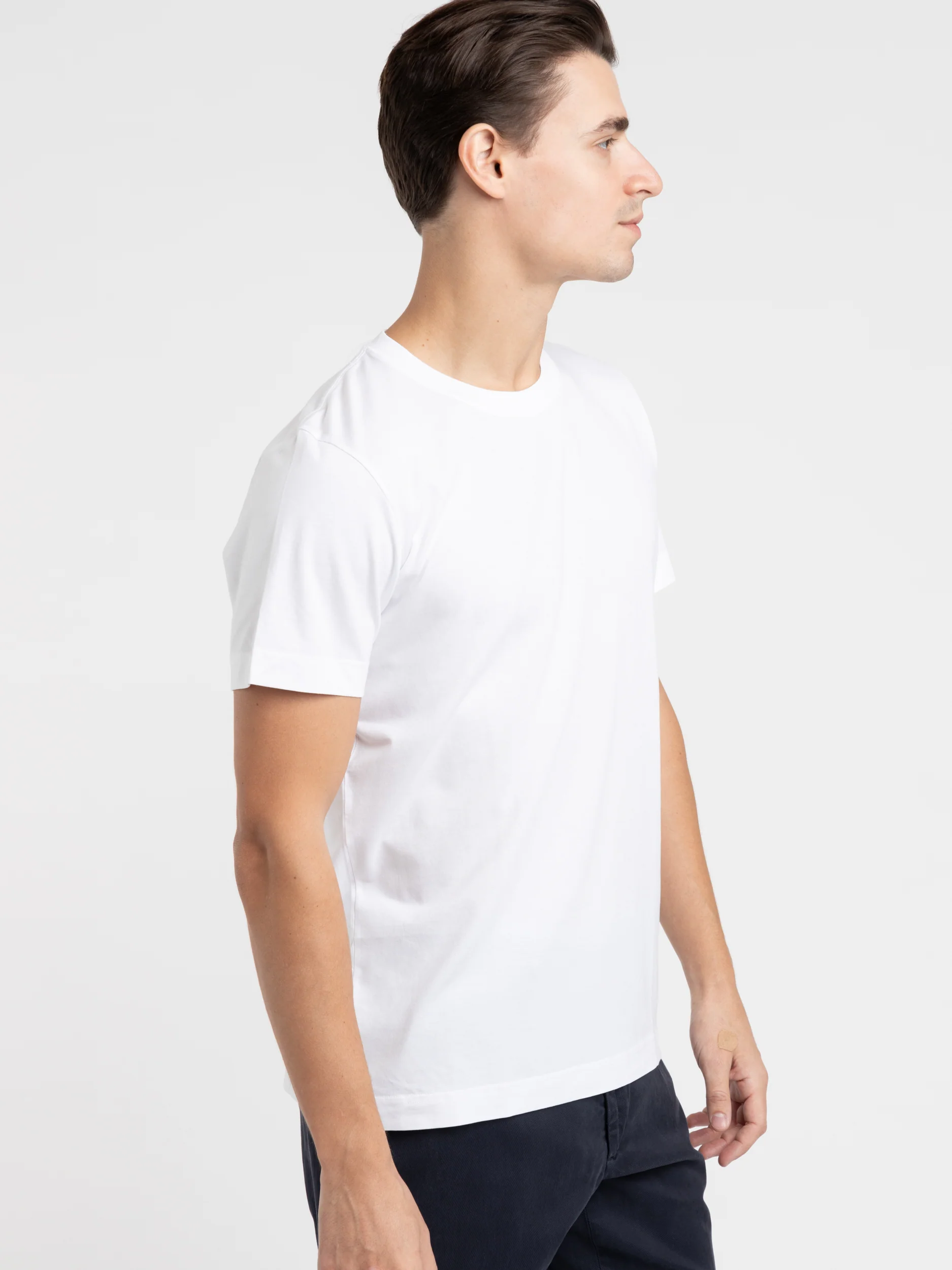 White Midweight T-Shirt - Image 3