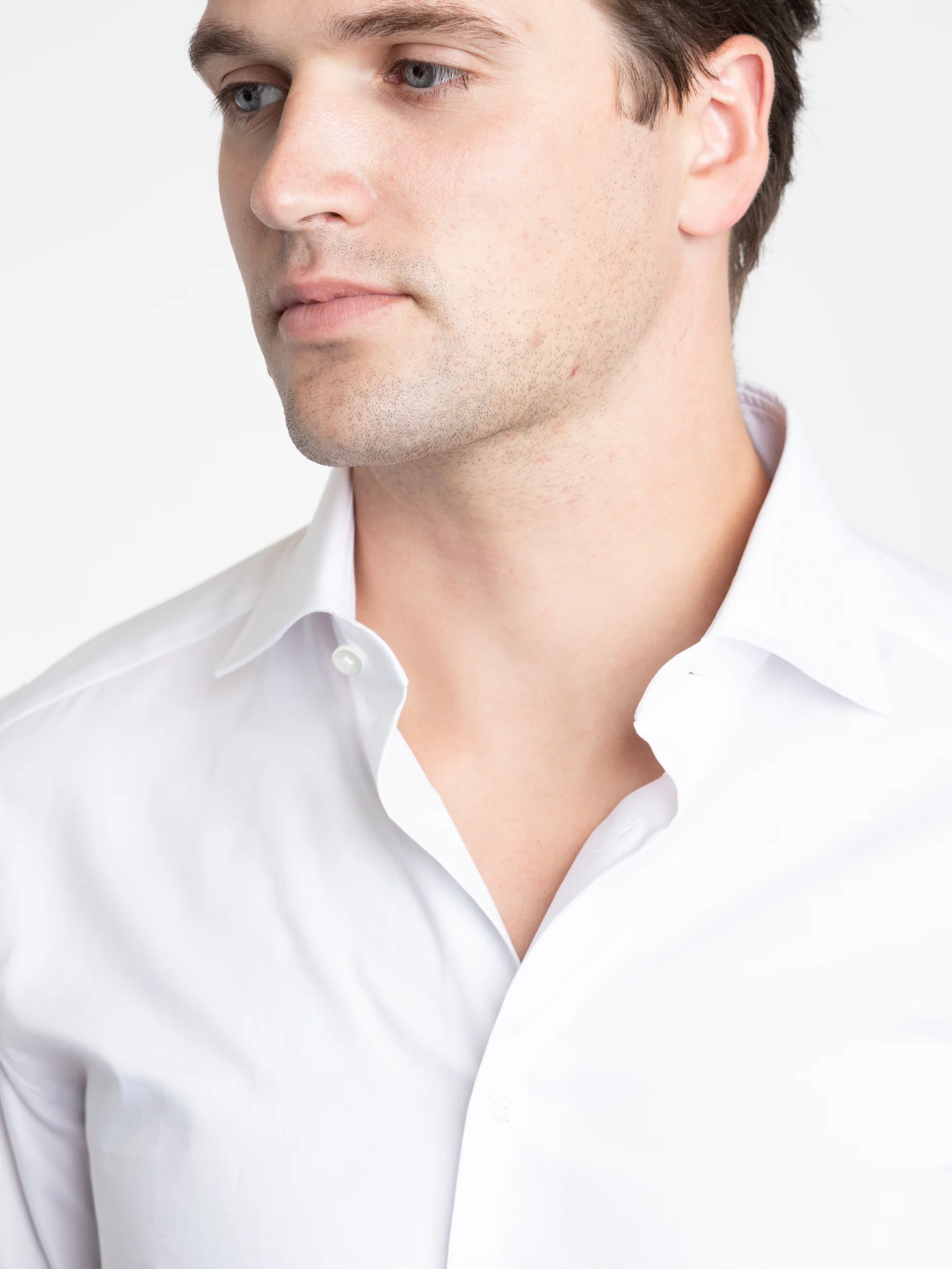 White Trofeo™ Cotton Shirt - Image 2