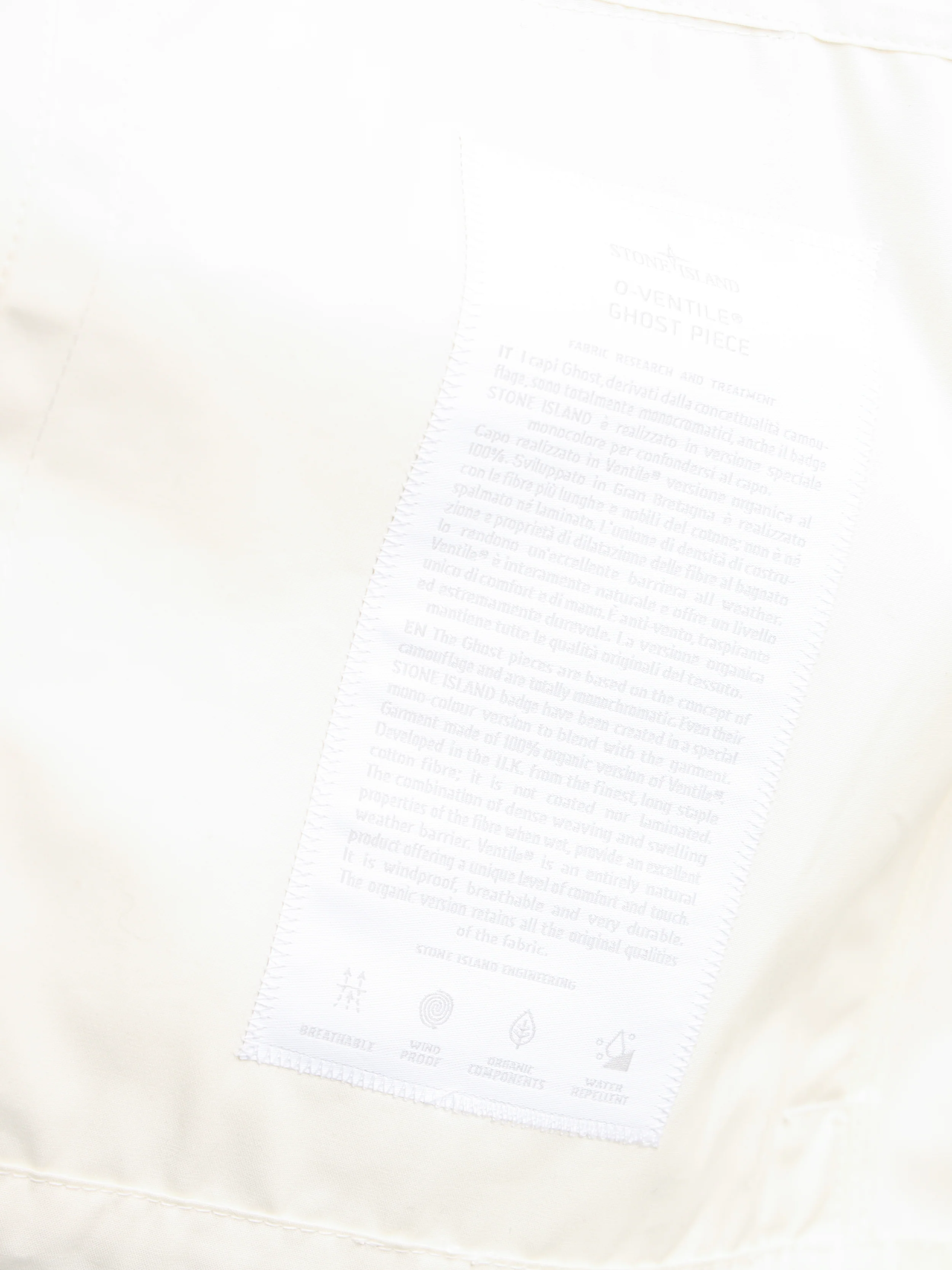 White Weatherproof Cotton Canvas Field Jacket - Image 8