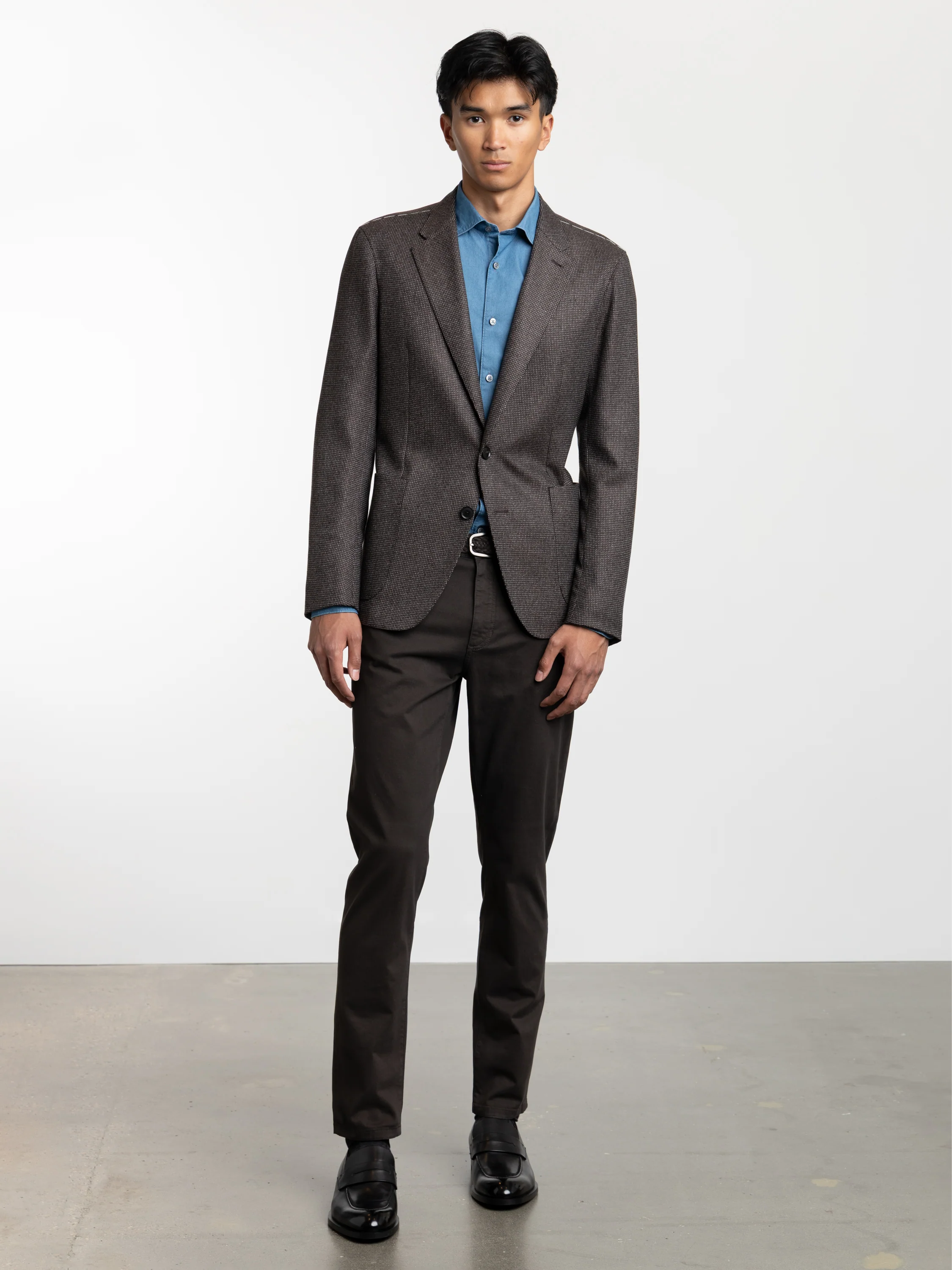 Dark Brown Cashmere Sport Jacket - Image 2