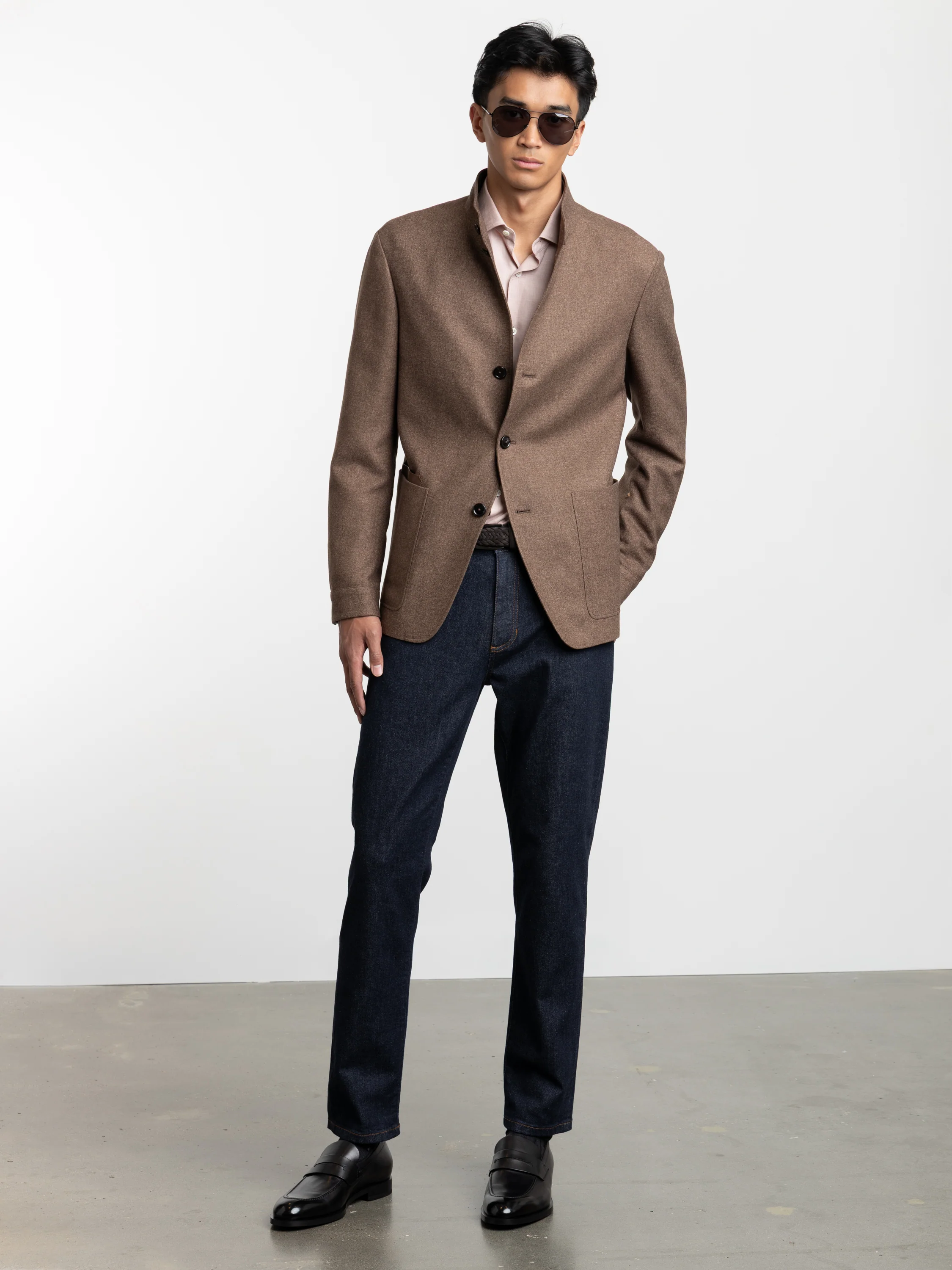 Brown Il Conte Chore Jacket