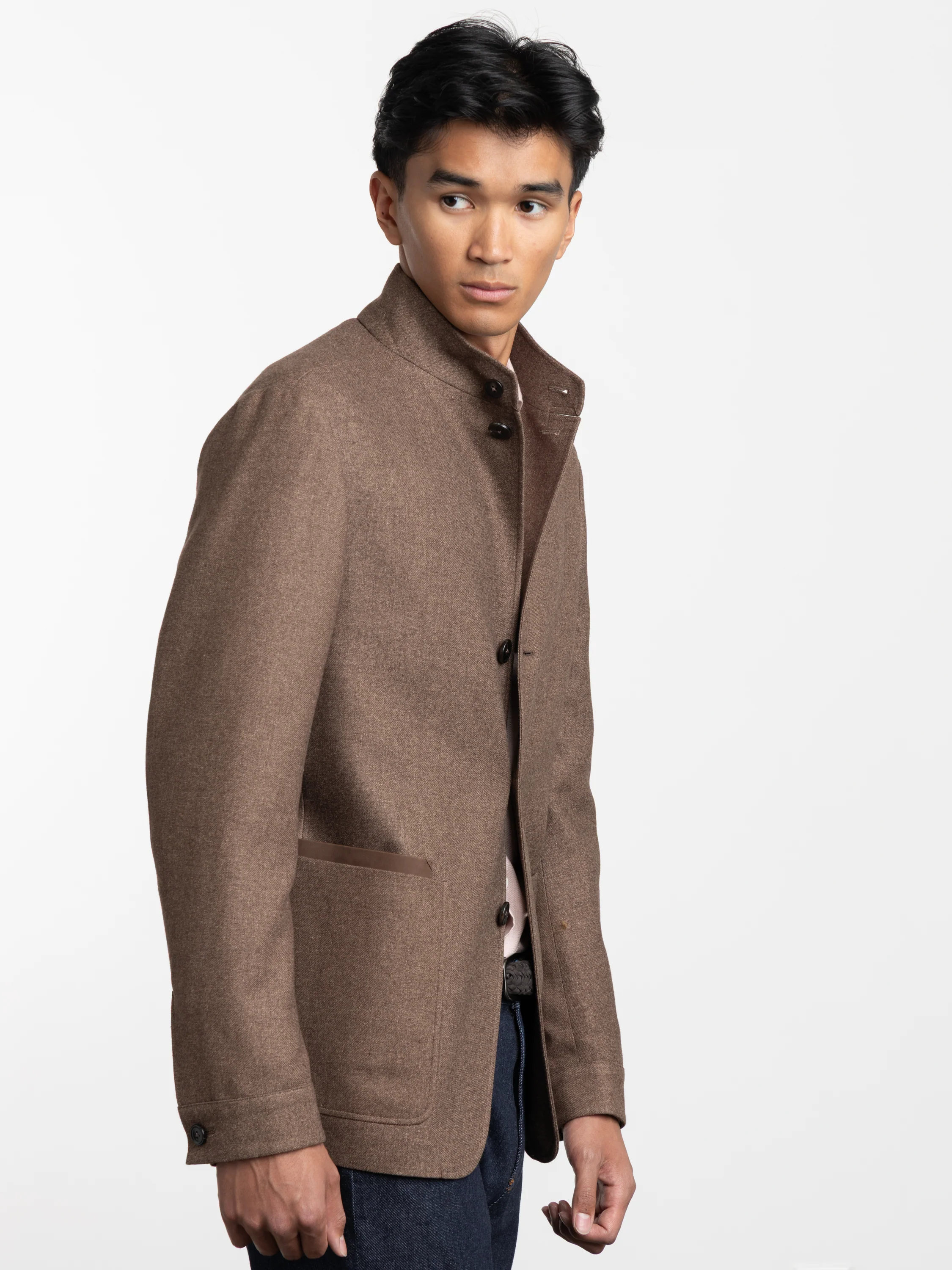 Brown Il Conte Chore Jacket - Image 3