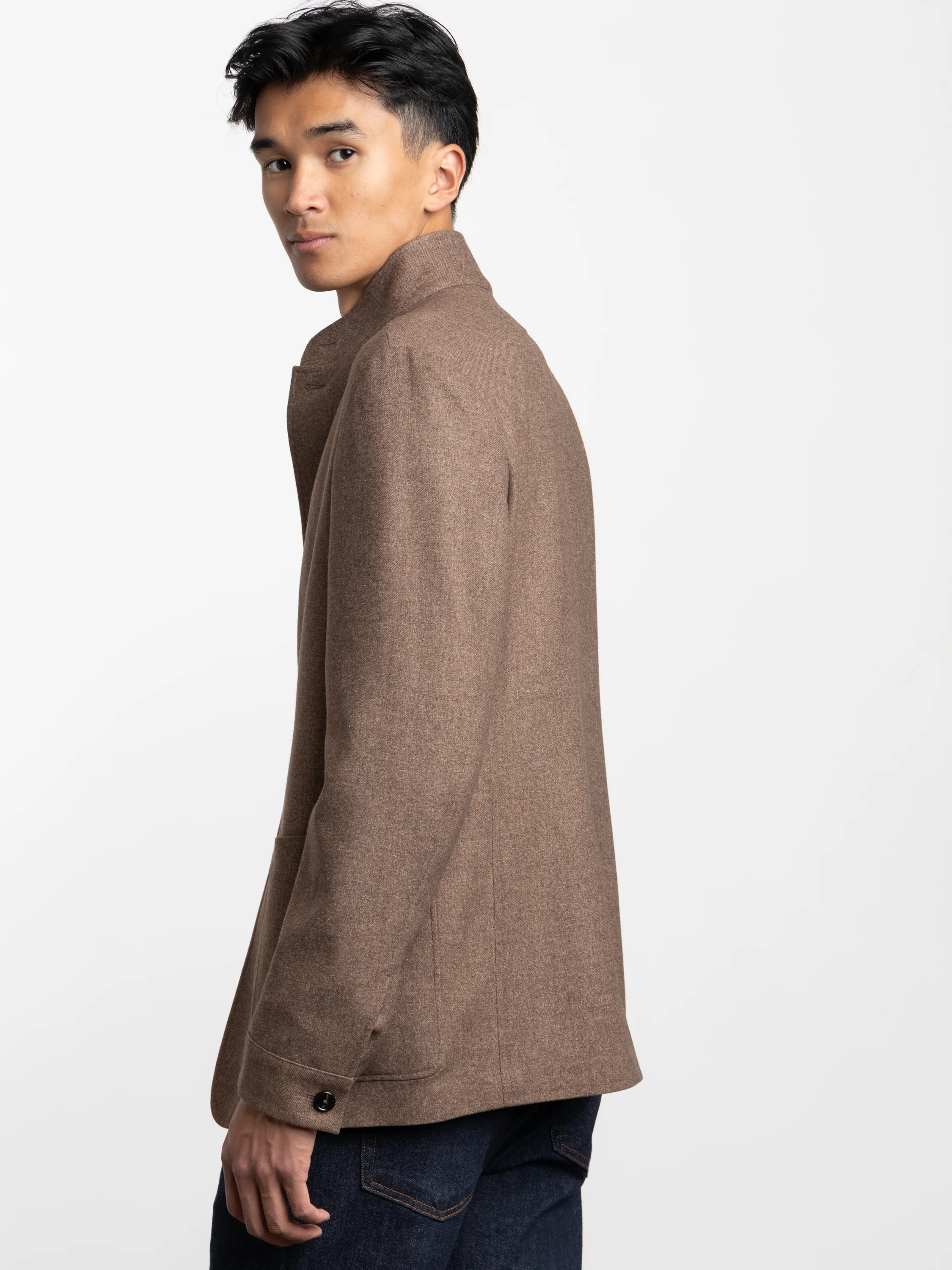 Brown Il Conte Chore Jacket - Image 5