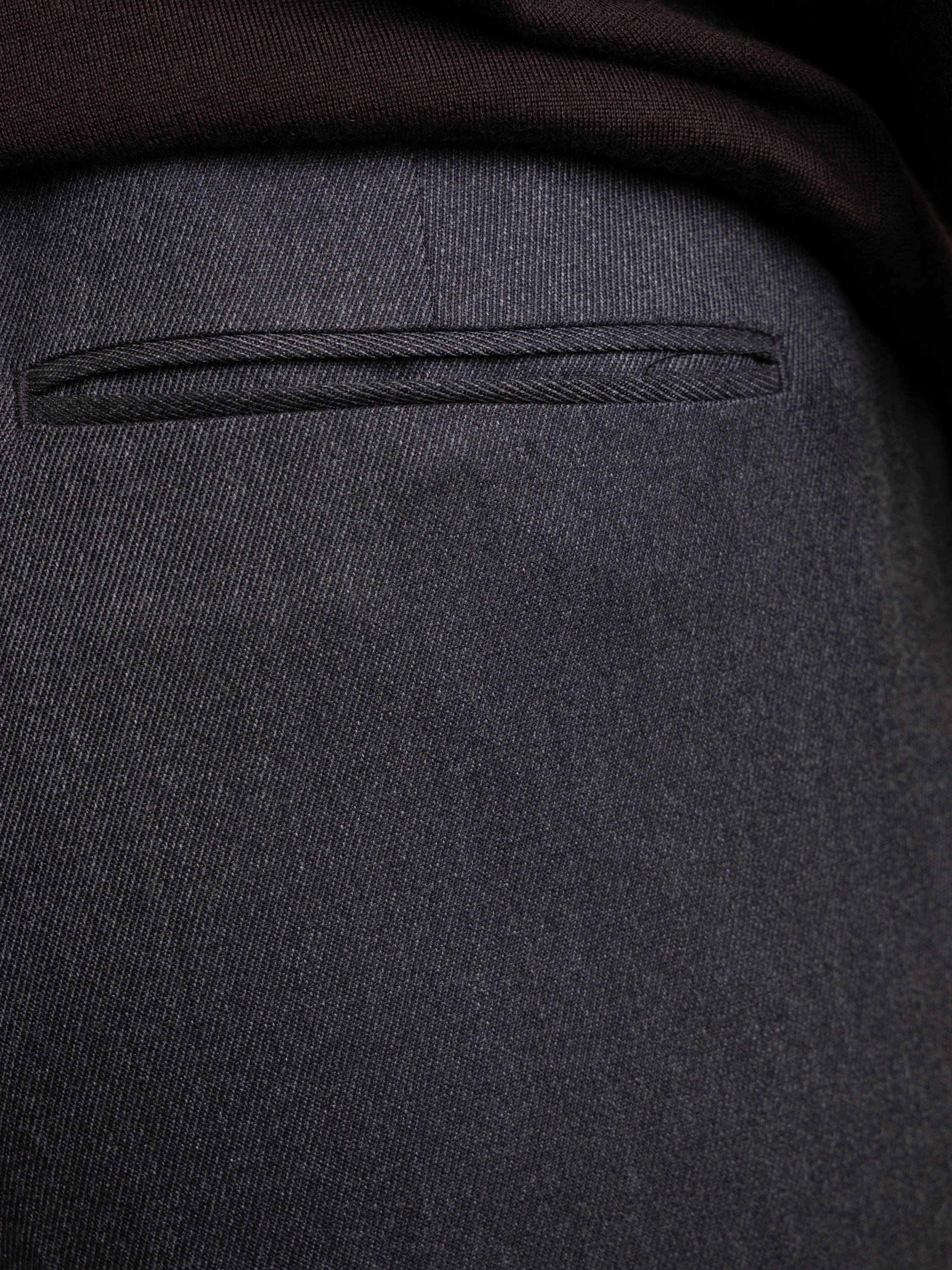 Grey Wool-Cashmere Dress Pant - Image 5
