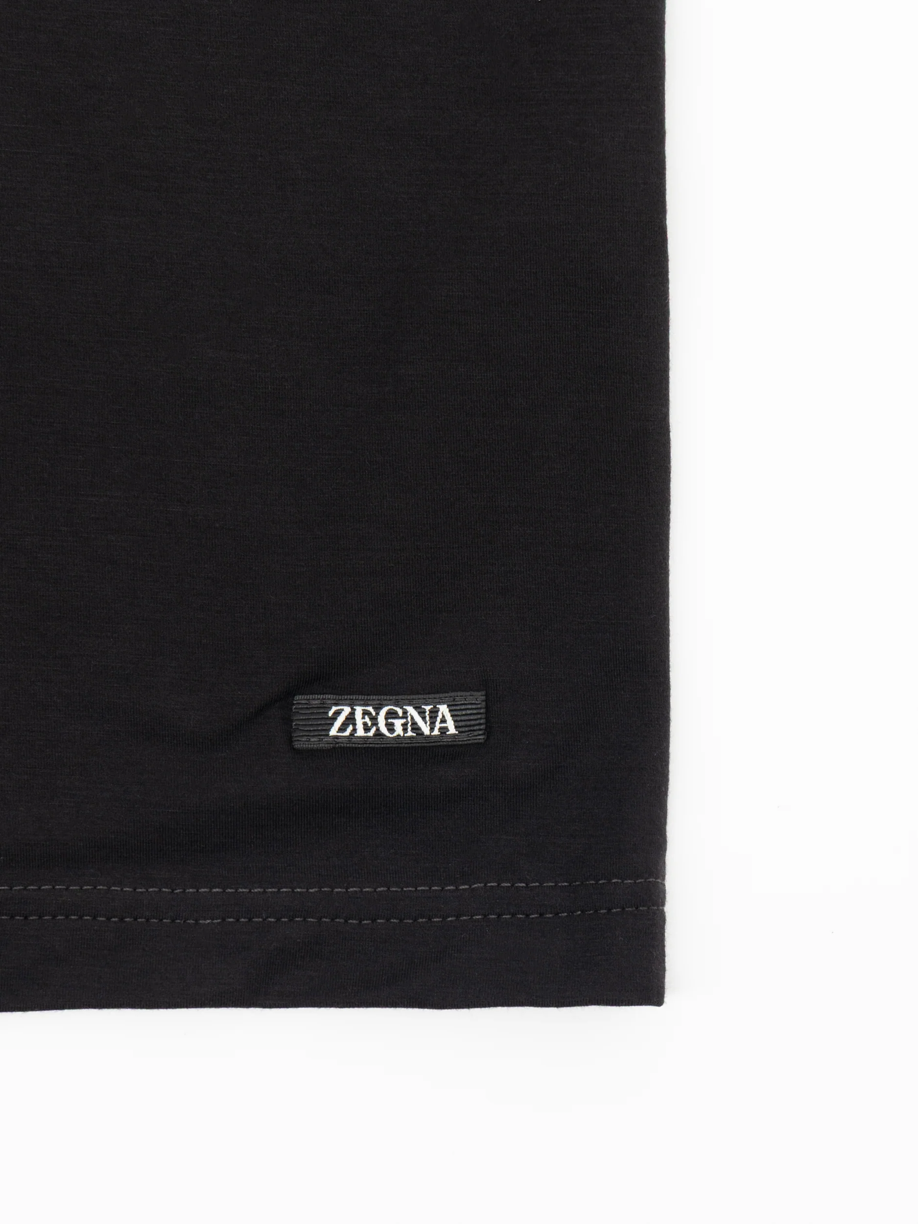Black Modal-Lyocell Undershirt - Image 2
