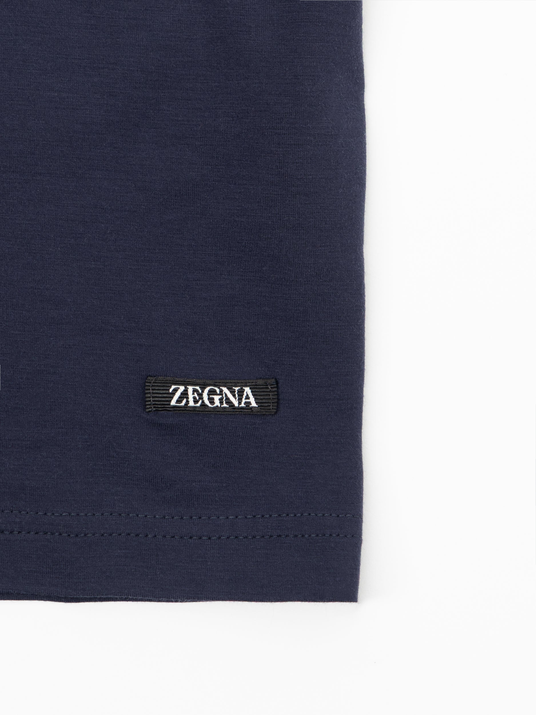 Navy Modal-Lyocell Undershirt - Image 2