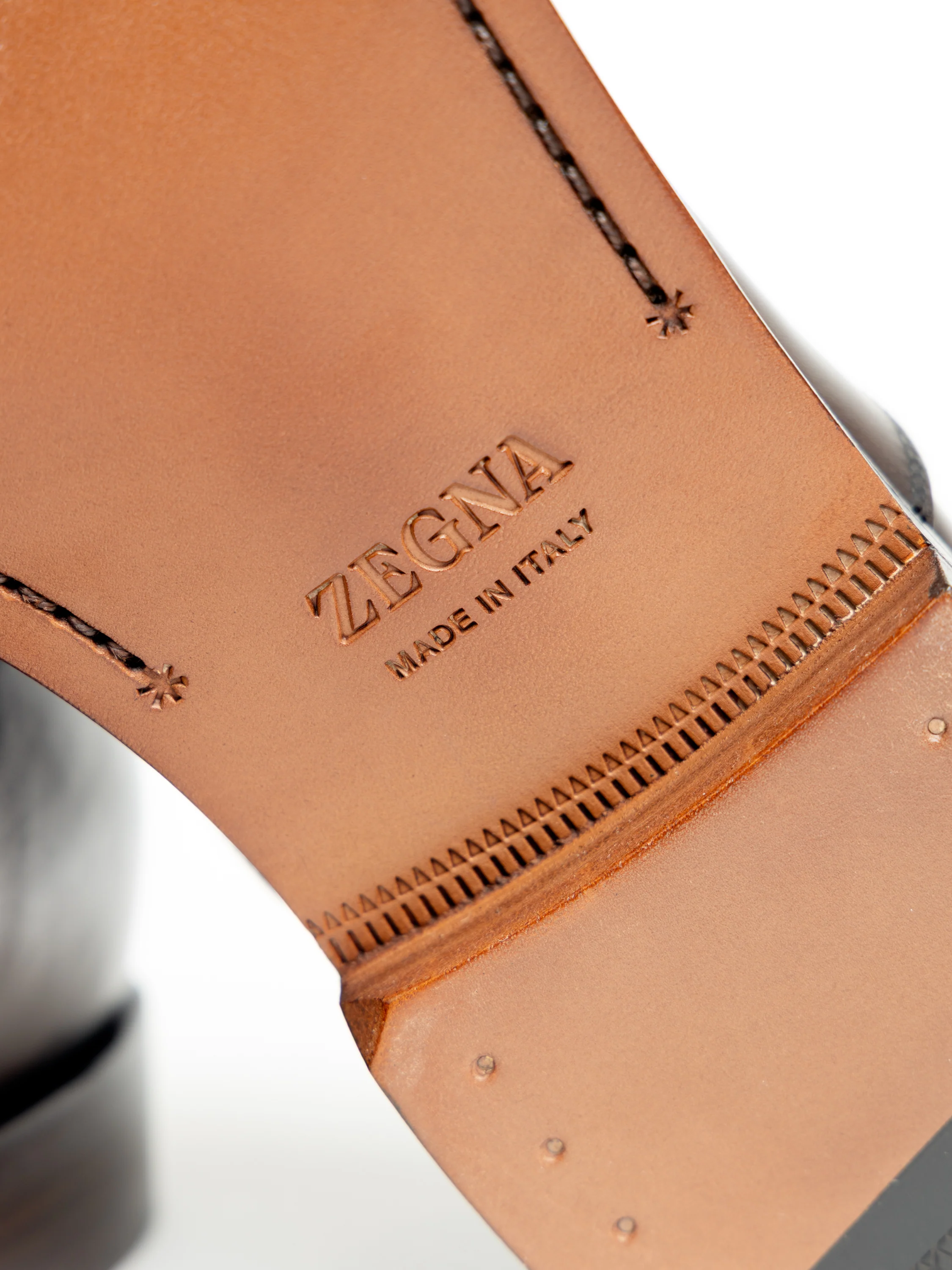 Brown Leather Torino Oxford Shoes - Image 7