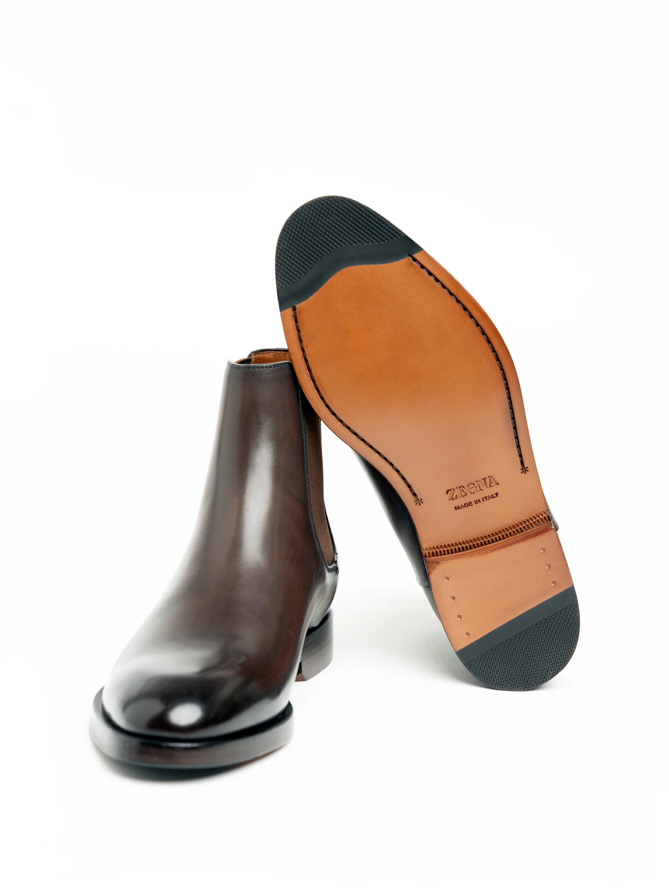 Dark Brown Leather Torino Ankle Boot - Image 2