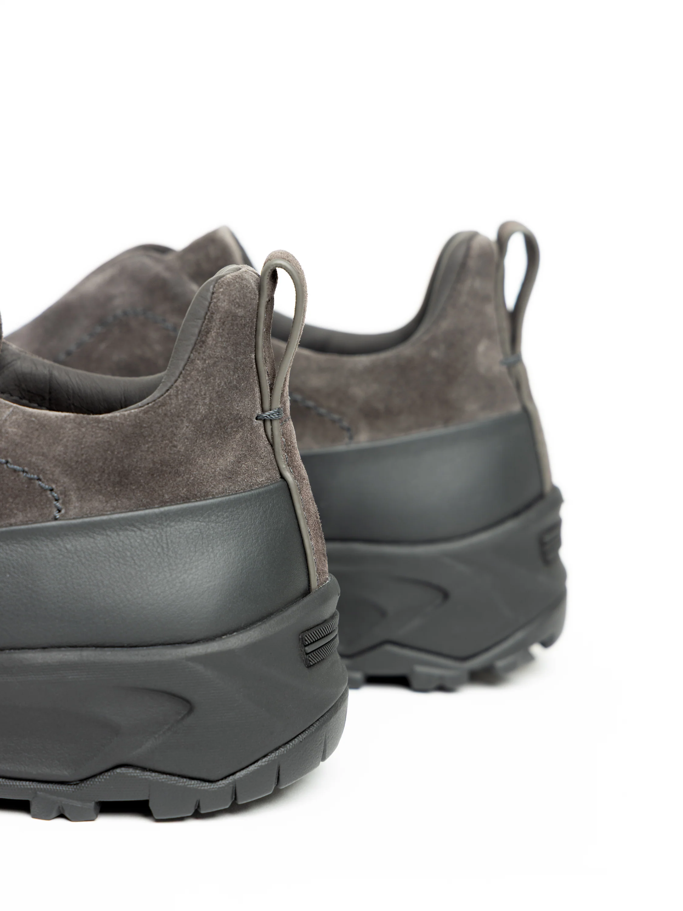 Dark Grey Leather and Suede Triple Stitch™ Monte Sneakers - Image 6